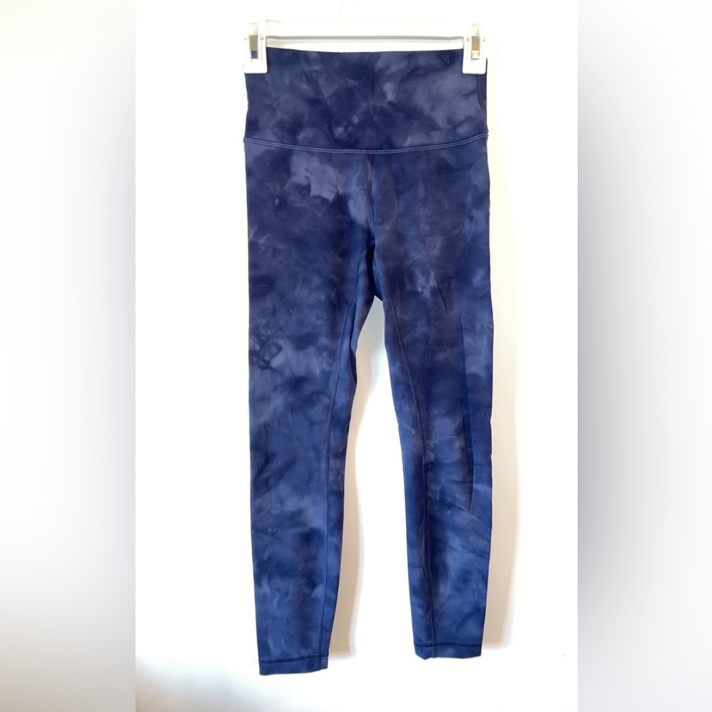 lululemon athletica Navy Tie-Dye Leggings